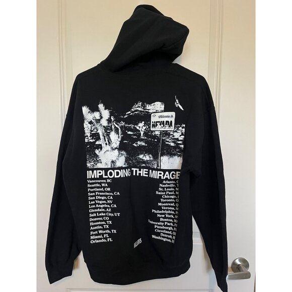 The Killers "Imploding The Mirage" Tour Hoodie Large Black Band Rock Concert - Picture 2 of 6